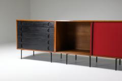  Franco Campo Carlo Graffi Black and Red Sideboard by Franco Campo and Carlo Graffi 1950s - 1960875