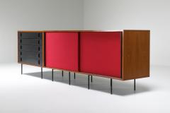  Franco Campo Carlo Graffi Black and Red Sideboard by Franco Campo and Carlo Graffi 1950s - 1960879