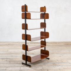  Franco Campo Carlo Graffi Campo Graffi Single Bookcase in Metal and Wood for Home 60s - 3190907