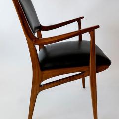  Franco Campo Carlo Graffi Italian Modern Walnut Armchair Attributed to Franco Campo Carlo Graffi - 4604873