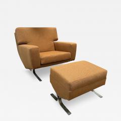  Franco Campo Carlo Graffi Mid Century Italian Lounge Chair by Franco Campo For F lli Saporiti 1960s - 3090960