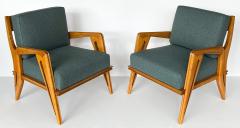  Franco Campo Carlo Graffi Pair of Franco Campo and Carlo Graffi Sculptural Italian Lounge Chairs - 2942627