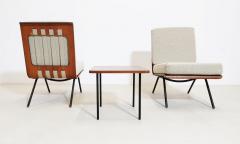  Franco Campo Carlo Graffi Set of 5 Mid Century Lounge Chairs Coffee Table by Franco Campo Carlo Graffi - 2515300