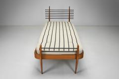  Franco Campo Carlo Graffi Striped Daybed by Franco Campo and Carlo Graffi for Home Torino Italy 1960s - 4138804