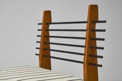  Franco Campo Carlo Graffi Striped Daybed by Franco Campo and Carlo Graffi for Home Torino Italy 1960s - 4138805