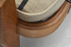  Franco Campo Carlo Graffi Striped Daybed by Franco Campo and Carlo Graffi for Home Torino Italy 1960s - 4138819
