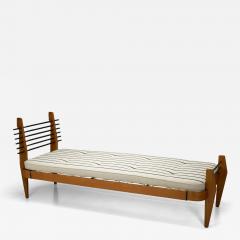  Franco Campo Carlo Graffi Striped Daybed by Franco Campo and Carlo Graffi for Home Torino Italy 1960s - 4142904