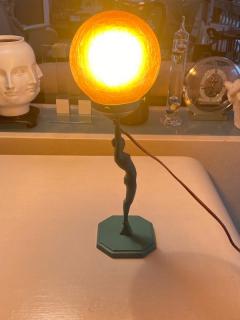  Frankart Inc RARE ART DECO NUDE LAMP BY FRANKART - 2181453