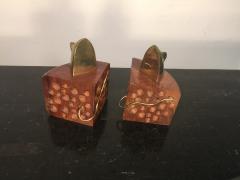  Frankart Inc THREE MODERN PAIR OF HORSE MICE AND SNAIL BOOKENDS PRICED PER PAIR - 772204