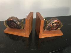  Frankart Inc THREE MODERN PAIR OF HORSE MICE AND SNAIL BOOKENDS PRICED PER PAIR - 772207