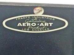  Frantz Industries Aerodynamic Art Deco Aluminium and Black Bakelite Aero Art Bar Cart - 452712