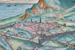  Franz Hogenberg View of Pisaro Italy A 16th Century Hand colored Map by Braun Hogenberg - 2874837