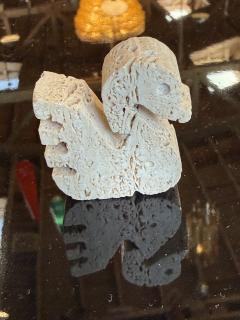  Fratelli Mannelli Set of Four Travertine Animal Sculptures by Fratelli Mannelli Italy 1970s - 4557228