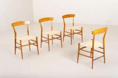  Fratelli Podest Fratelli Podest 4 Chairs Model P5 with Drawn Guinea Cane Top Chiavari 1970s - 3468988