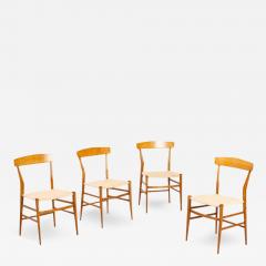  Fratelli Podest Fratelli Podest 4 Chairs Model P5 with Drawn Guinea Cane Top Chiavari 1970s - 3493385