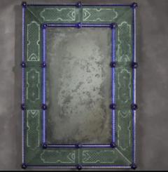  Fratelli Tosi 2 Italian 18th Century Style Antiqued Venetian Murano Glass Mirrors by Tosi - 4108793