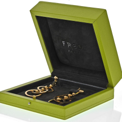  Fred of Paris FRED OF PARIS 18K YELLOW GOLD TRIPLE CIRCLE DROP DANGLING EARRINGS - 2732122