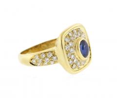  Fred of Paris FRED OF PARIS SAPPHIRE AND DIAMOND GOLD RING - 2794708