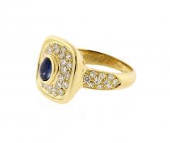  Fred of Paris FRED OF PARIS SAPPHIRE AND DIAMOND GOLD RING - 2794709