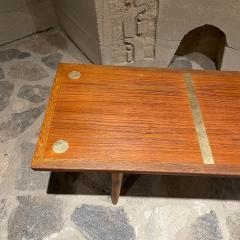  Frem Rojle 1960s Frem R jle Long Coffee Table Teakwood Embellished Banded Design Denmark - 2568356