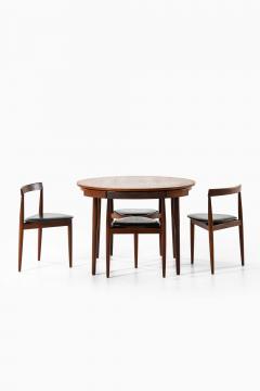  Frem Rojle Hans Olsen Dining Set in Teak and Leather by Frem R jle 1960s - 4606183