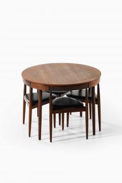  Frem Rojle Hans Olsen Dining Set in Teak and Leather by Frem R jle 1960s - 4606184