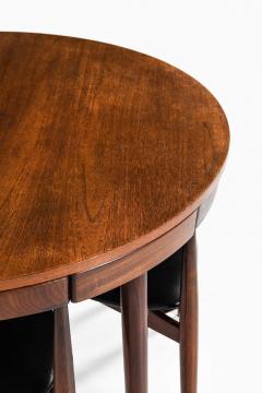  Frem Rojle Hans Olsen Dining Set in Teak and Leather by Frem R jle 1960s - 4606191