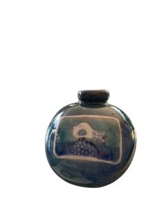  Freres Cloutier 1970s Studio Pottery ceramic vase by Cloutier brothers - 4616816