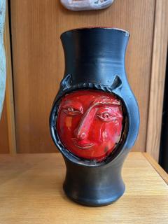  Freres Cloutier Ceramic vase by Fr res Cloutier France 1960s - 3465697