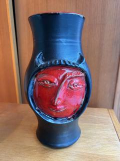  Freres Cloutier Ceramic vase by Fr res Cloutier France 1960s - 3465699