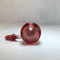  Fridrich Egermann Ruby Red Cranberry Bohemian Glass Decanter By Fridrich Egermann - 3202075