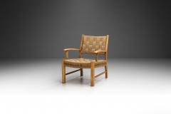  Frits Schlegel Beech and Papercord Armchair by Frits Schlegel Attr Denmark ca 1940s - 3862934