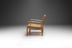  Frits Schlegel Beech and Papercord Armchair by Frits Schlegel Attr Denmark ca 1940s - 3862936