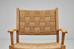  Frits Schlegel Beech and Papercord Armchair by Frits Schlegel Attr Denmark ca 1940s - 3862940