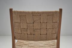  Frits Schlegel Danish Solid Beech Armchair with Woven Papercord Seat and Back Denmark 1940s - 2717748