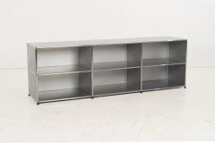  Fritz Haller USM Haller Open Storage System Silver Panels 1960s Switzerland - 4126138
