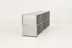  Fritz Haller USM Haller Open Storage System Silver Panels 1960s Switzerland - 4126140