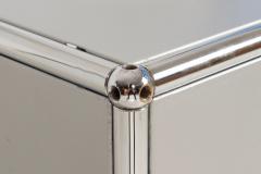  Fritz Haller USM Haller Open Storage System Silver Panels 1960s Switzerland - 4126145