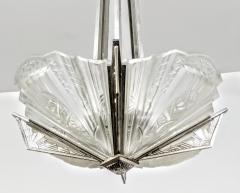  Frontisi French Art Deco Chandelier Signed by Frontisi - 3941473