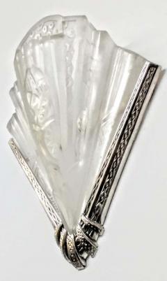  Frontisi French Art Deco Wall Sconces Signed by Frontisi - 3942144