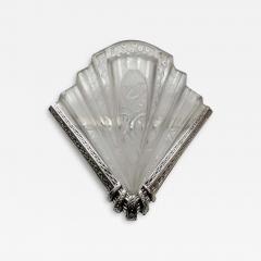  Frontisi French Art Deco Wall Sconces Signed by Frontisi - 3959240