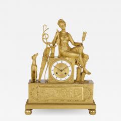  G Philippe Palais Royal French Empire period gilt bronze mantel clock - 1505925