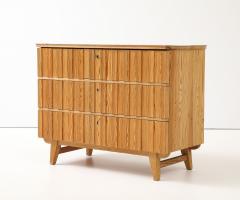  G ran Malmvall G ran Malmvall Swedish Fir Chest Sweden 1940 signed Fir Brass original key - 4508884