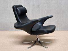  G sta Berg Stenerik Eriksson Gosta Berg Stenerik Eriksson Seagull Chair with Stool Fritz Hansen 1960s - 4118360