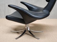  G sta Berg Stenerik Eriksson Gosta Berg Stenerik Eriksson Seagull Chair with Stool Fritz Hansen 1960s - 4118365