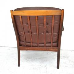  G te M bler N ssj G Mobel G Mobel G Mobel Scandinavian Walnut And Leather Lounge Chair - 2634229