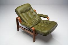  G te M bler N ssj G Mobel G Mobel Relax II Chair and a Foot Stool by G te M bler Nassj AB Sweden 1970 - 2423958