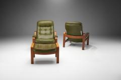  G te M bler N ssj Pair of Relax II Chairs and a Foot Stool by G te M bler Nassj AB Sweden 1970 - 1801521