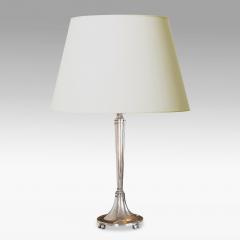  GAB Guldsmedsaktiebolaget Art Deco Silvered Table Lamp by GAB - 2231145