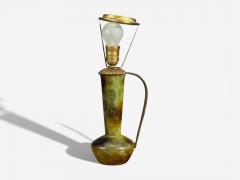  GAB Guldsmedsaktiebolaget GAB Table Lamp Patianted Bronze Sweden 1940s - 4481710